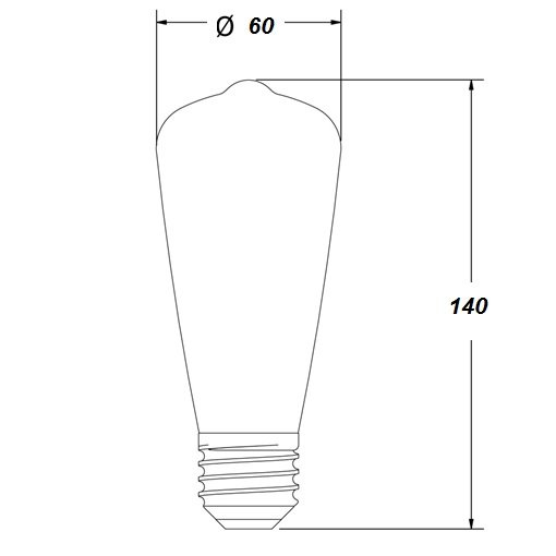 Лампочка Loft Edison Retro Bulb №1 в Ульяновске