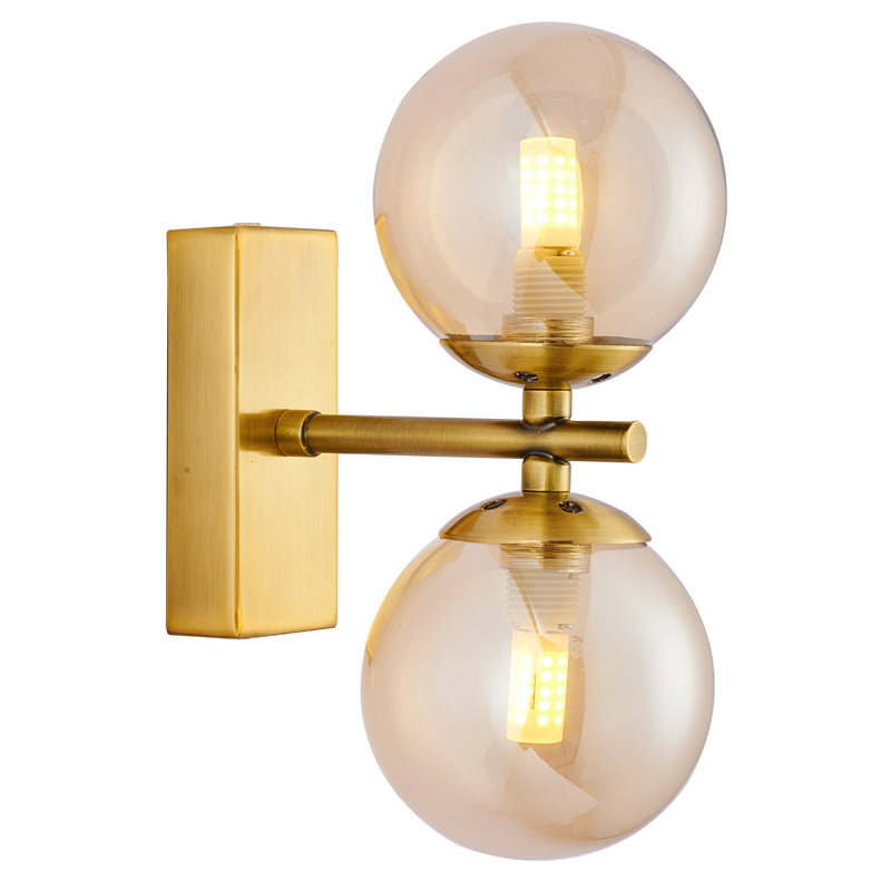 Бра Berries Sconce amber Латунь Янтарь (Amber) в Ульяновске | Loft Concept 