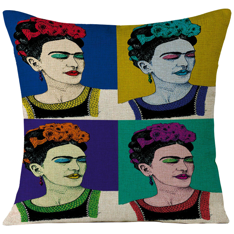 Декоративная подушка Frida Kahlo 12 Мульти в Ульяновске | Loft Concept 