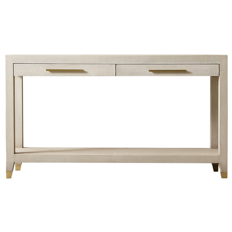 Charles Stingray Texture Console Ivory Консоль скат Золотой ivory ( слоновая кость ) в Ульяновске | Loft Concept 