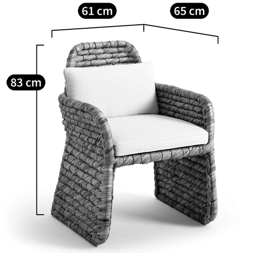 Плетеное кресло Madge Wicker Armchair в Ульяновске