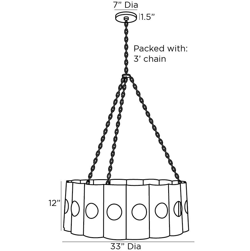 Люстра Arteriors SACRAMENTO CHANDELIER в Ульяновске