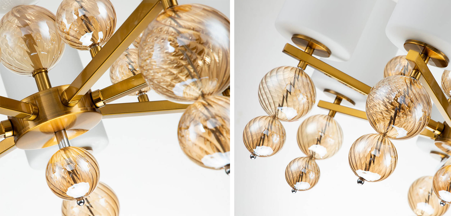 Люстра Blown Glass Balloons Chandelier 7 - фото №1