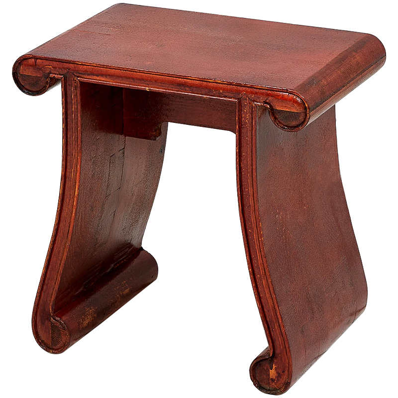 Табурет в китайском стиле Chinese Tabouret Red Красный в Ульяновске | Loft Concept 