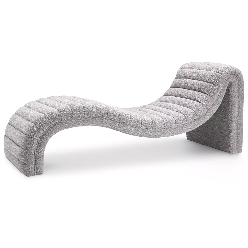 Кушетка Eichholtz Chaise Longue Pioneer Серый в Ульяновске | Loft Concept 