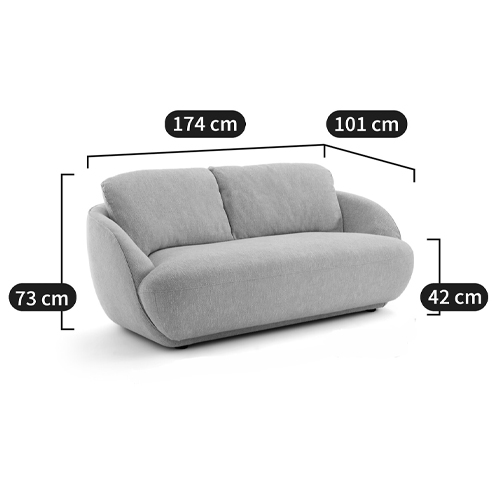 Двухместный диван Halle Green Sofa в Ульяновске