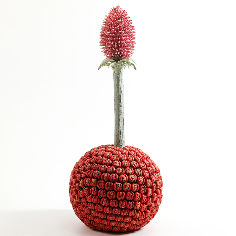 Статуэтка тропический фрукт Pandora Tropical Fruit Orange Red Round Мульти Оранжевый Розовый в Ульяновске | Loft Concept 