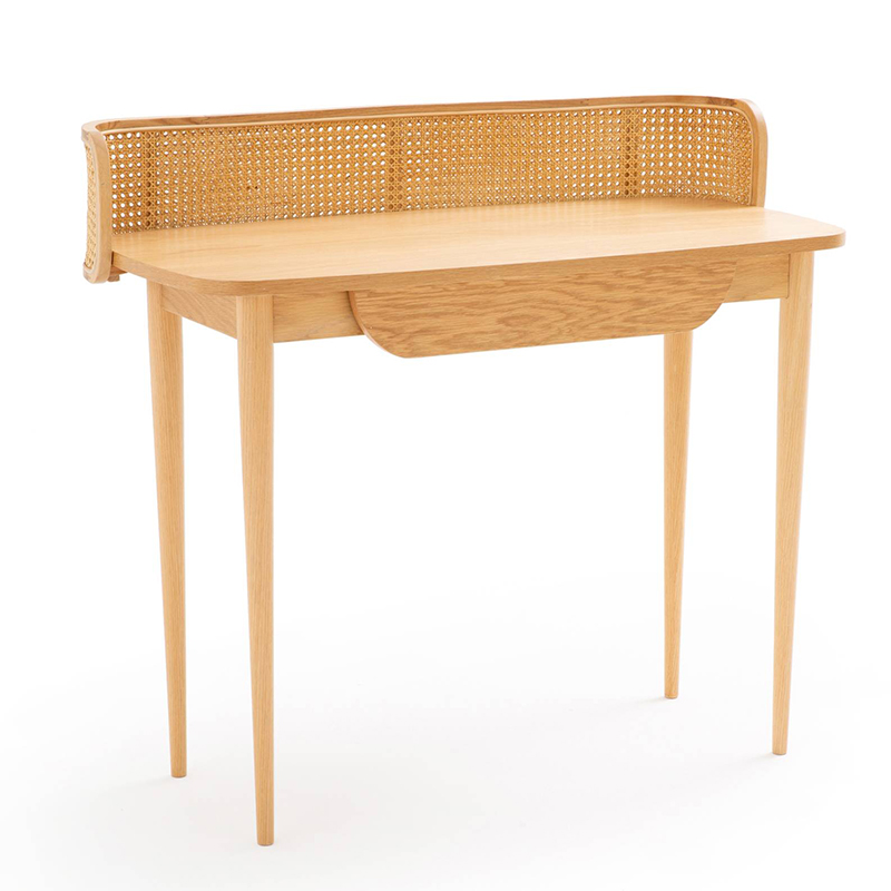 Рабочий стол Morten Wicker Table Светлый дуб в Ульяновске | Loft Concept 