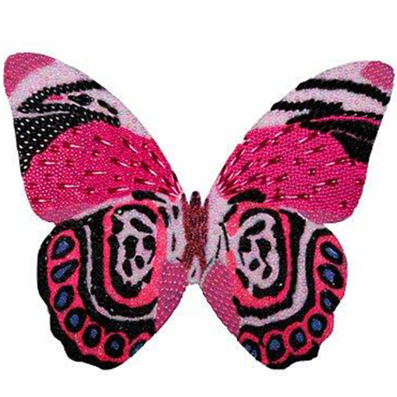 Картина "Pink and Black Mini Butterfly Cut Out" Мульти в Ульяновске | Loft Concept 