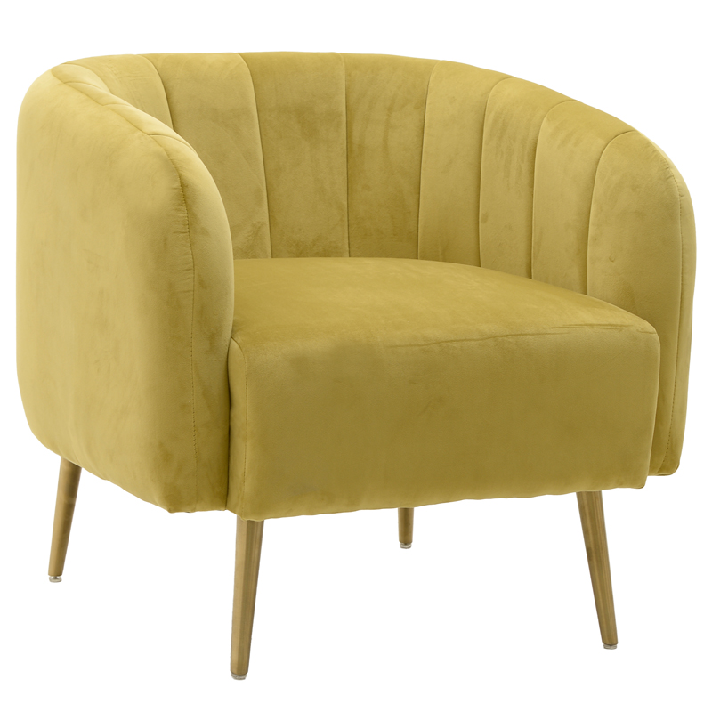 Кресло Donsia Armchair yellow Желтый Золотой в Ульяновске | Loft Concept 