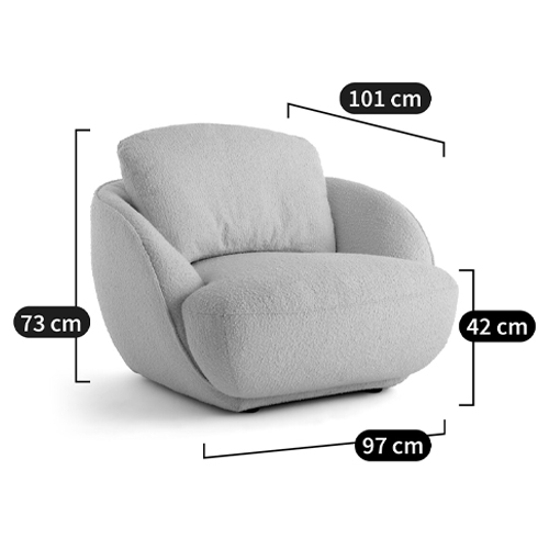 Полукруглое мягкое кресло Halle Green Armchair в Ульяновске