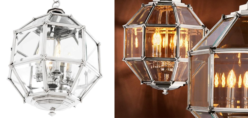 Люстра Lantern Owen Nickel S - Loft-Concept в Ульяновске