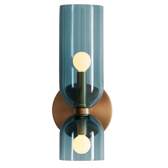 Бра Lightmaker Studio Edie Sconce Blue Медь Синий в Ульяновске | Loft Concept 