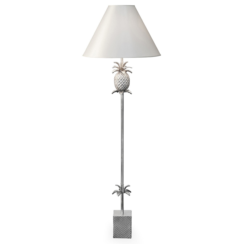 Торшер FLOOR LAMP PINEAPPLE CONE white Алюминий Белый в Ульяновске | Loft Concept 