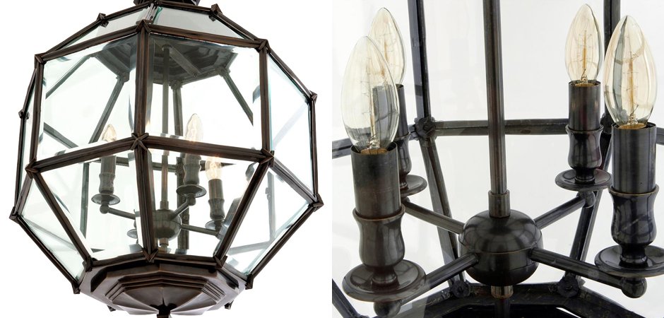 Люстра Lantern Owen Bronze M - Loft-Concept в Ульяновске