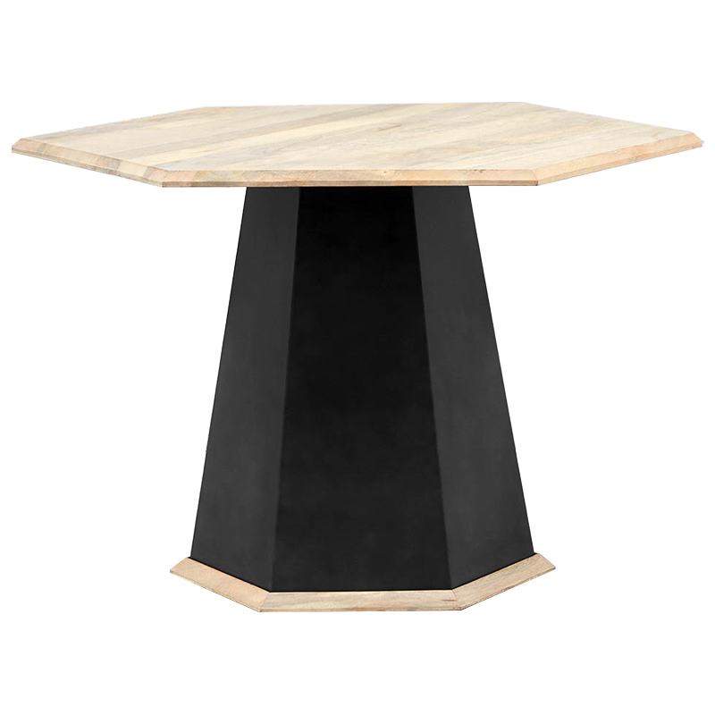 Обеденный стол Xanthe Hexagonal Dining Table Черный ivory ( слоновая кость ) Обеденный стол Xanthe Hexagonal Dining Table Черный ivory ( слоновая кость ) в Ульяновске | Loft Concept