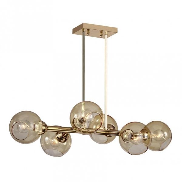 Люстра Glass Bubble Chandelier Brass Латунь в Ульяновске | Loft Concept 