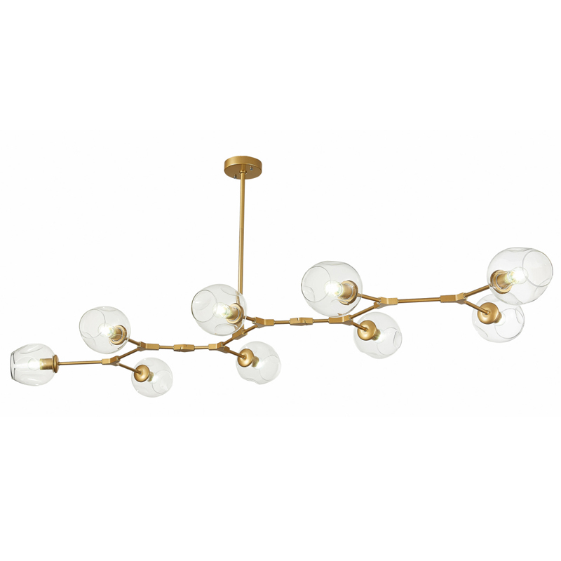 Люстра Branching Bubble Chandelier 9 gold Золотой в Ульяновске | Loft Concept 