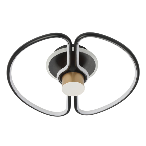 Потолочный светильник черного цвета круглой формы Luke Lampco Tracer Lamp Белый Золотой Черный Серебристый в Ульяновске | Loft Concept 