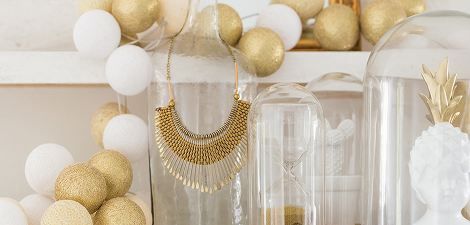 Гирлянда хлопковые фонарики Сotton Ball Shell-Gold - Loft-Concept в Ульяновске