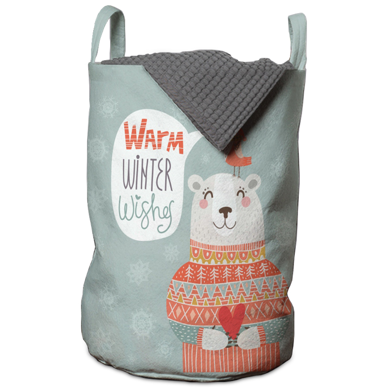 Корзина Warm winter wishes Basket Мульти в Ульяновске | Loft Concept 