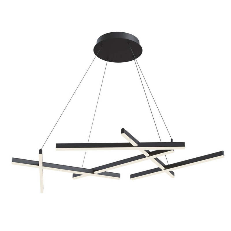 Люстра Smeragde Light Chandelier black Черный в Ульяновске | Loft Concept 