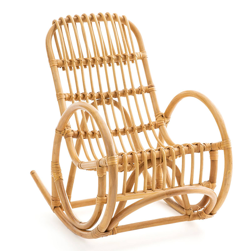 Детское кресло-качалка Wicker Baby Rocking Chair Бежевый в Ульяновске | Loft Concept 