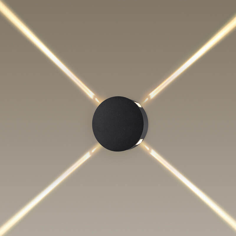 Спот Jedi Beam Sconce Circle black Черный в Ульяновске | Loft Concept 