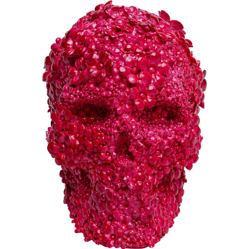 Копилка Pink Skull made of Flowers Малиновый (Crimson) в Ульяновске | Loft Concept 