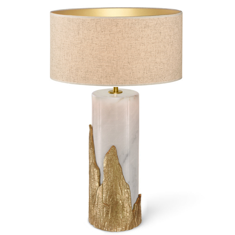 Настольная лампа Amber TABLE LAMP Ginger and Jagger Золотой Белый в Ульяновске | Loft Concept 