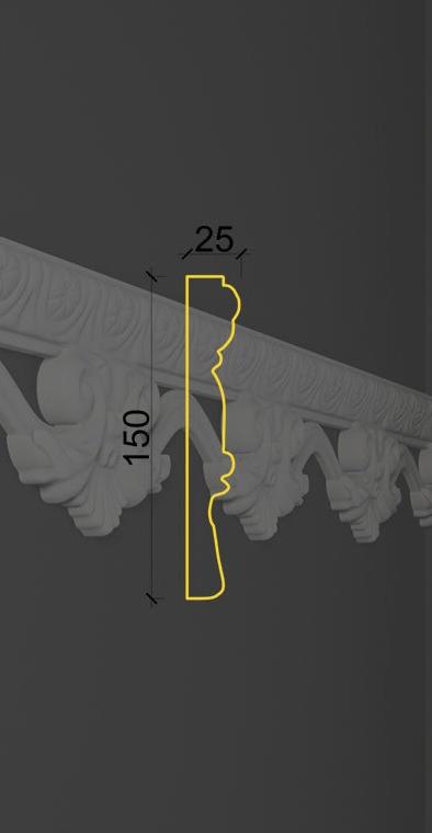 Молдинг с орнаментом MO-28 в Ульяновске