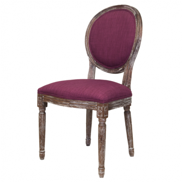 Стул French chairs Provence Violet Chair Фиолетовый Коричневый в Ульяновске | Loft Concept 