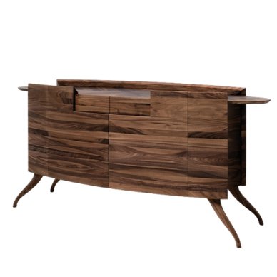 Буфет Sideboard Ceccotti Collezioni Черный в Ульяновске | Loft Concept 