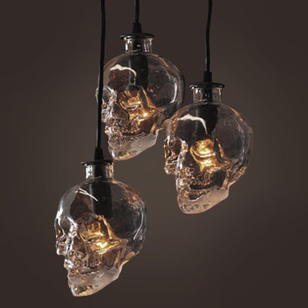 Люстра Череп Glass Skull Pendant  в Ульяновске | Loft Concept 