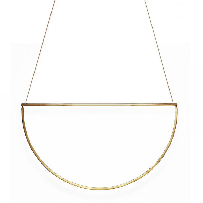 Подвесной светильник Solana Hanging lamp 55 см Золотой в Ульяновске | Loft Concept 