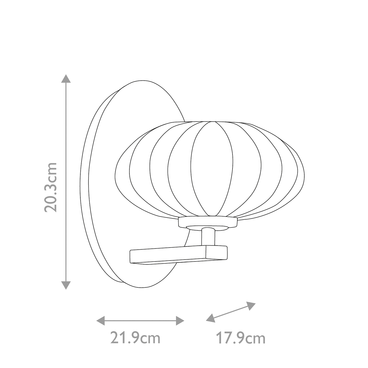  Бра с круглым плафон из матового белого стекла Kichler в Ульяновске