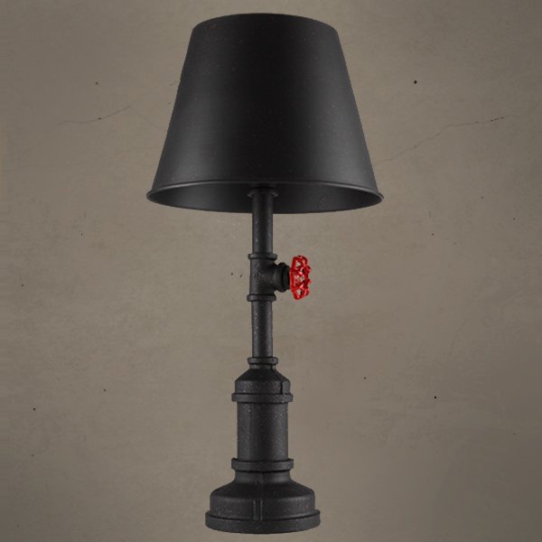 Настольная лампа Table Lamp Red Water Tap Cone Черный в Ульяновске | Loft Concept 