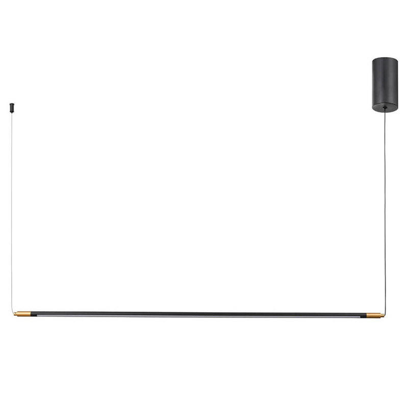 Подвесной светильник Drawing Line Gold Black Linear Золотой Черный Подвесной светильник Drawing Line Gold Black Linear Золотой Черный в Ульяновске | Loft Concept