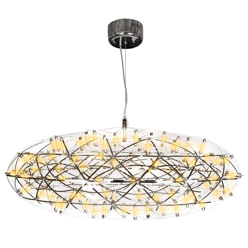 Люстра Moooi 3D Sphere Oval Yellow lamp L Хром в Ульяновске | Loft Concept 