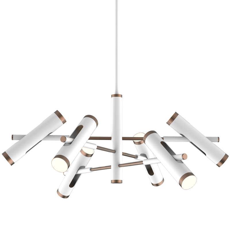 Люстра Rainer Chandelier white Белый Золотой в Ульяновске | Loft Concept 