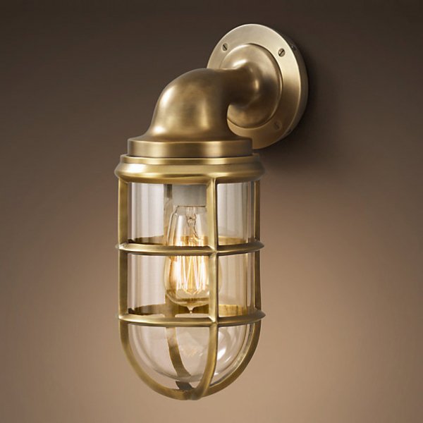 Бра RH STARBOARD wall lamp brass Латунь в Ульяновске | Loft Concept 