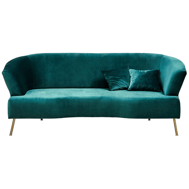 Диван Isis Sofa Turquoise Бирюзовый Золотой в Ульяновске | Loft Concept 