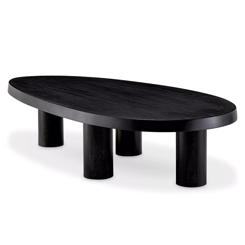 Кофейный стол Eichholtz Coffee Table Prelude Black Черный в Ульяновске | Loft Concept 