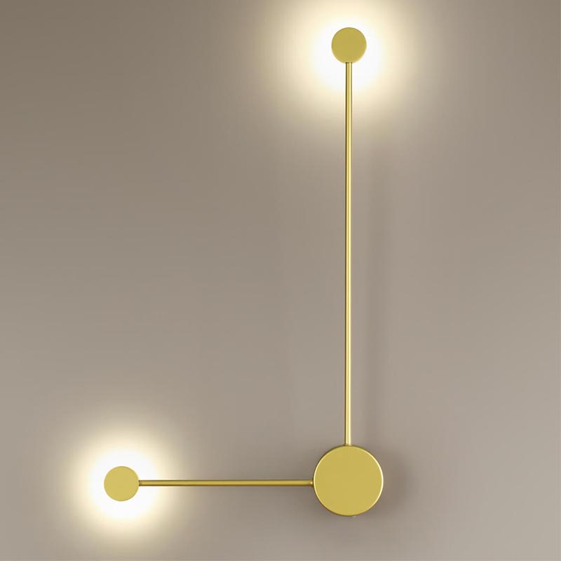 Бра Pin Wall Light Gold Angle Золотой в Ульяновске | Loft Concept 