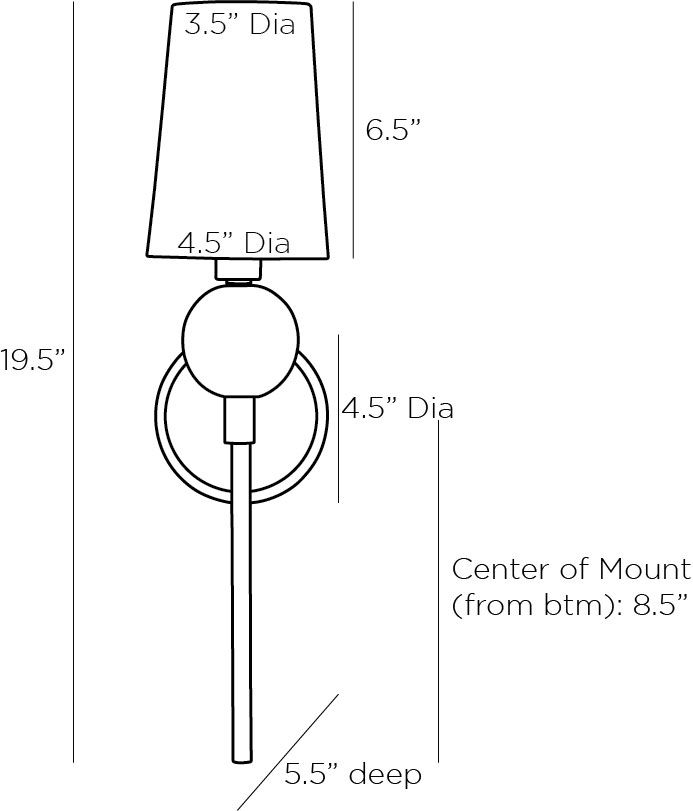 Бра Arteriors MENDEE SCONCE в Ульяновске