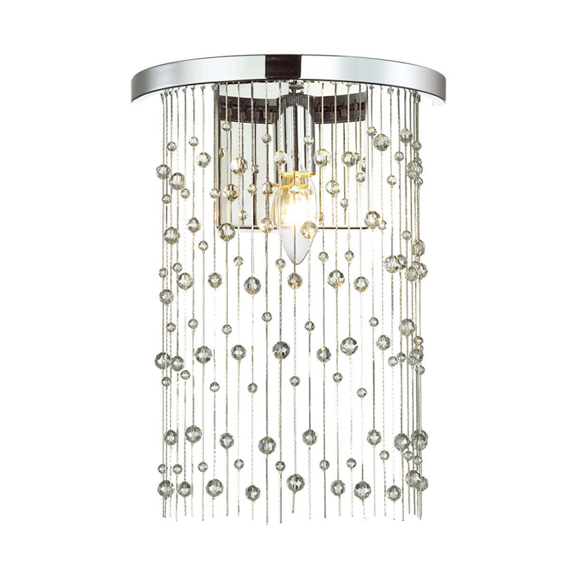 Бра Hailstorm Rain Wall lamp chrome Прозрачный (Transparent) Хром в Ульяновске | Loft Concept 