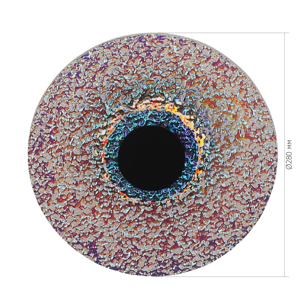 Подвесной светильник из фактурного двойного стекла Heterochromia в Ульяновске