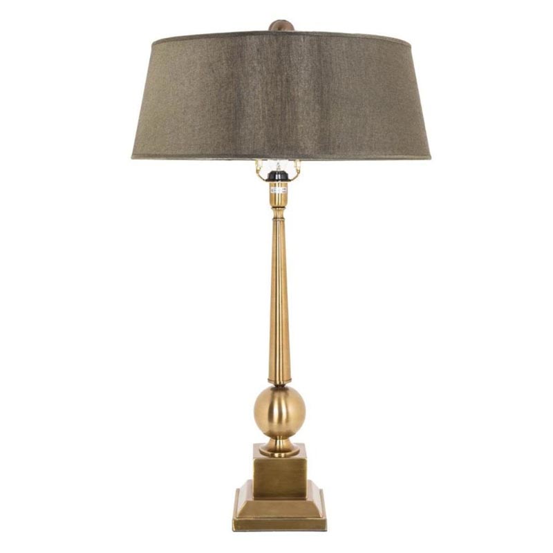 Настольная лампа Neville Table Lamp Латунь Бронза в Ульяновске | Loft Concept 