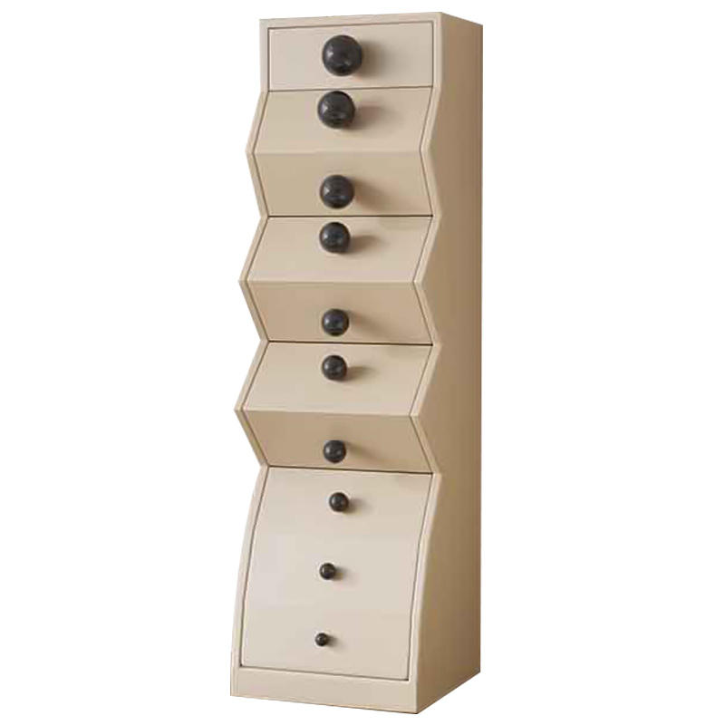 Комод Garton Wooden Forms Chest Of Drawers Beige Бежевый Черный в Ульяновске | Loft Concept 