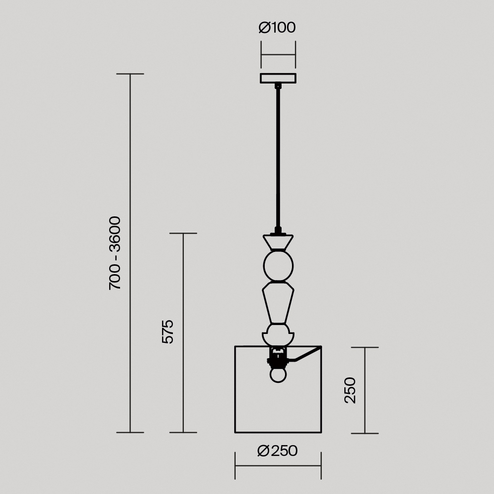 Подвесной светильник Comforty Е27*1 в Ульяновске